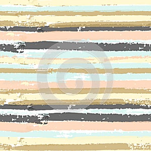 Vector seamless pattern with pastel paint stripes