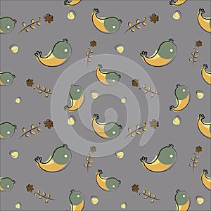 Vector seamless pattern of plane elements. Romance, love, wedding