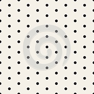 Vector seamless pattern. Repeating geometric elements. Stylish monochrome background design.