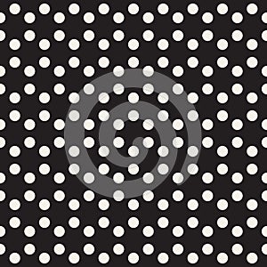 Vector seamless pattern. Repeating geometric elements. Stylish monochrome background design.