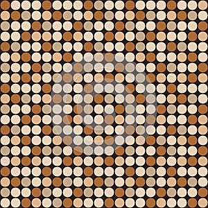 Vector seamless pattern of small circles. Polka Dots.
