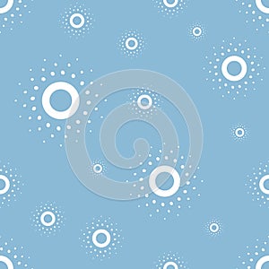 Vector seamless pattern. Snowfakes texture.