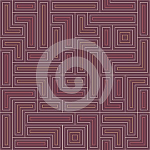 Vector seamless pattern with square and rectangle elements. Geometric tiles seamless pattern