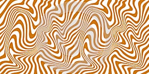 Vector Seamless Pattern with Swirl Wavy Caramel. Toffee Milkshake Abstract Background. Creative Food Background for