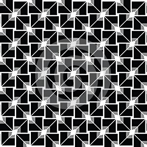 Vector seamless pattern texture background with geometric shapes in black, grey, white colors