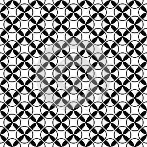 Vector seamless pattern, texture with bobbines