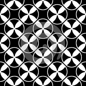 Vector seamless pattern, texture with spools