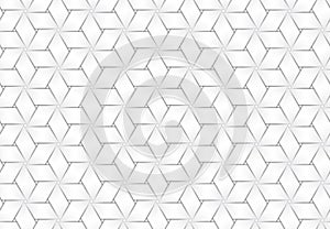 Vector seamless pattern of white braided paper strips.