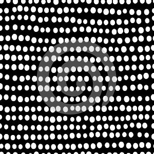 Vector seamless pattern with white dots.
