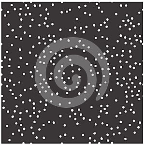 Vector seamless pattern with white dots.