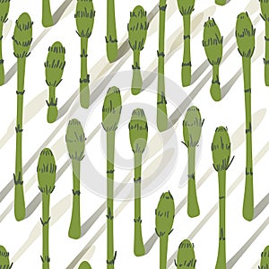 Scandinavian horsetails pattern - Illustration photo