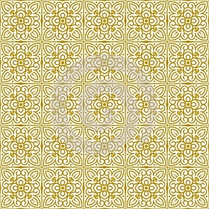 Vector seamless repeating background in traditional oriental ethnic style 1