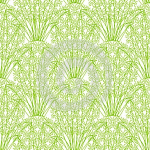 Vector seamless repeating pineapple pattern on