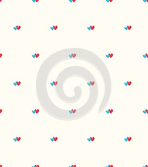 Vector seamless retro pattern, simple modern background