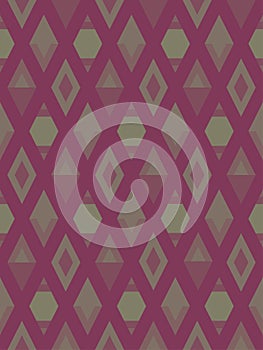 Vector seamless rhomb background pattern