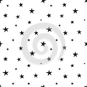 Vector seamless star pattern, star quote, saying, retro, wedding, vintage, greeting card, web template.