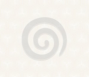 Vector seamless subtle pattern. Modern stylish abstract texture. Repeating geometric tiling from striped elements photo