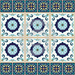 Vector seamless texture. Beautiful colored pattern for design and fashion