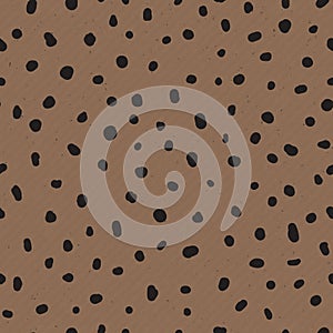 Vector seamless texture of craft paper background