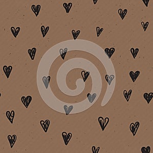 Vector seamless texture of craft paper background