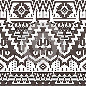 Vector Seamless Tribal Pattern