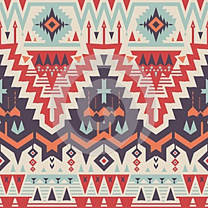 Vector Seamless Tribal Pattern