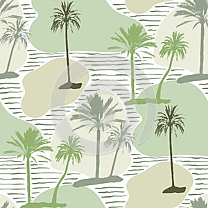Vector Seamless Tropical Pattern
