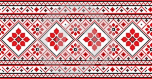 Vector seamless Ukrainian national pattern