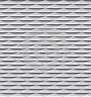 Vector seamless wall pattern of gray rhomb tiles photo
