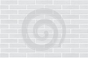 Vector seamless white brick wall.