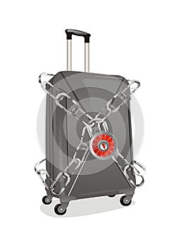 Vector secure chain of baggage