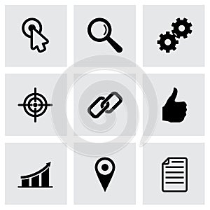 Vector seo icon set