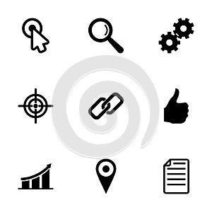 Vector seo icon set