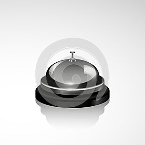 Vector service bell illustration