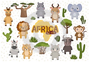 vector Set Africa