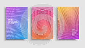 Brochure gradient design