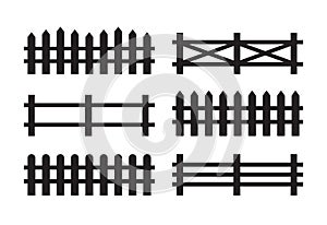 Vector set bundle of different fence silhouette