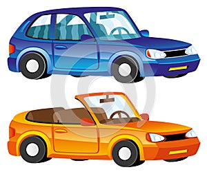 Vector set. Cars.