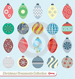 Vector Set: Christmas Ornaments