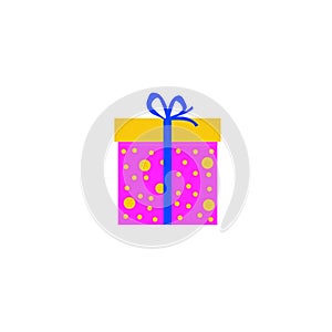 Vector set of different gift boxes.Surprise symbol