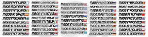 Vector set of European Countries Flags