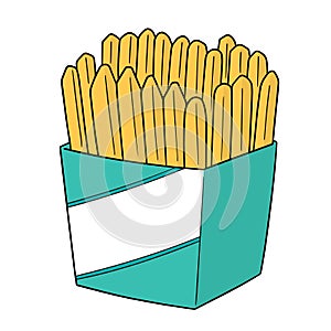 Vector set of frenchfries