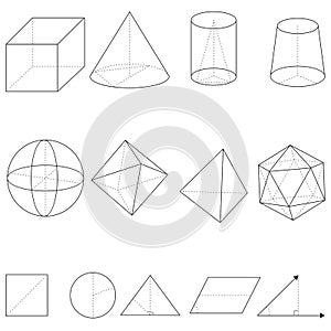 Vector Set of Geometrical Shapes