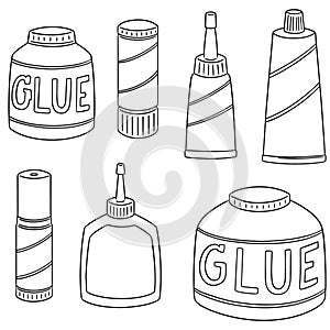 Vector set of glue