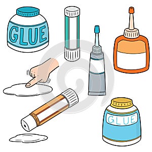 Vector set of glue