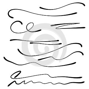 Vector set of hand drawn.