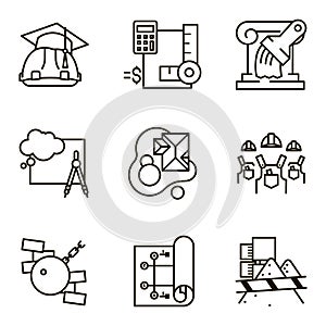 Vector set icon construction