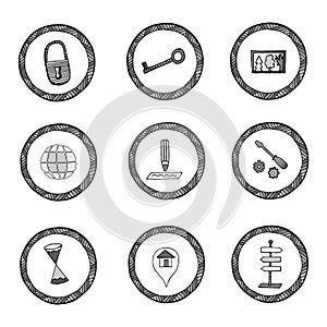 Vector set of icons part 5