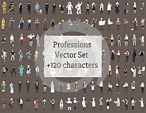 Vector set of illustrated people