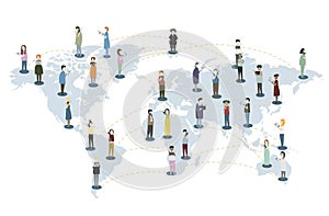 Vector set of illustrated people